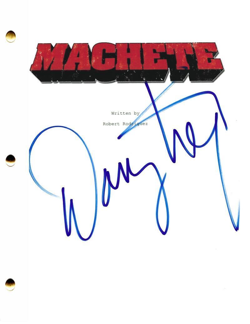 Danny Trejo Authentic Autographed Machete Script