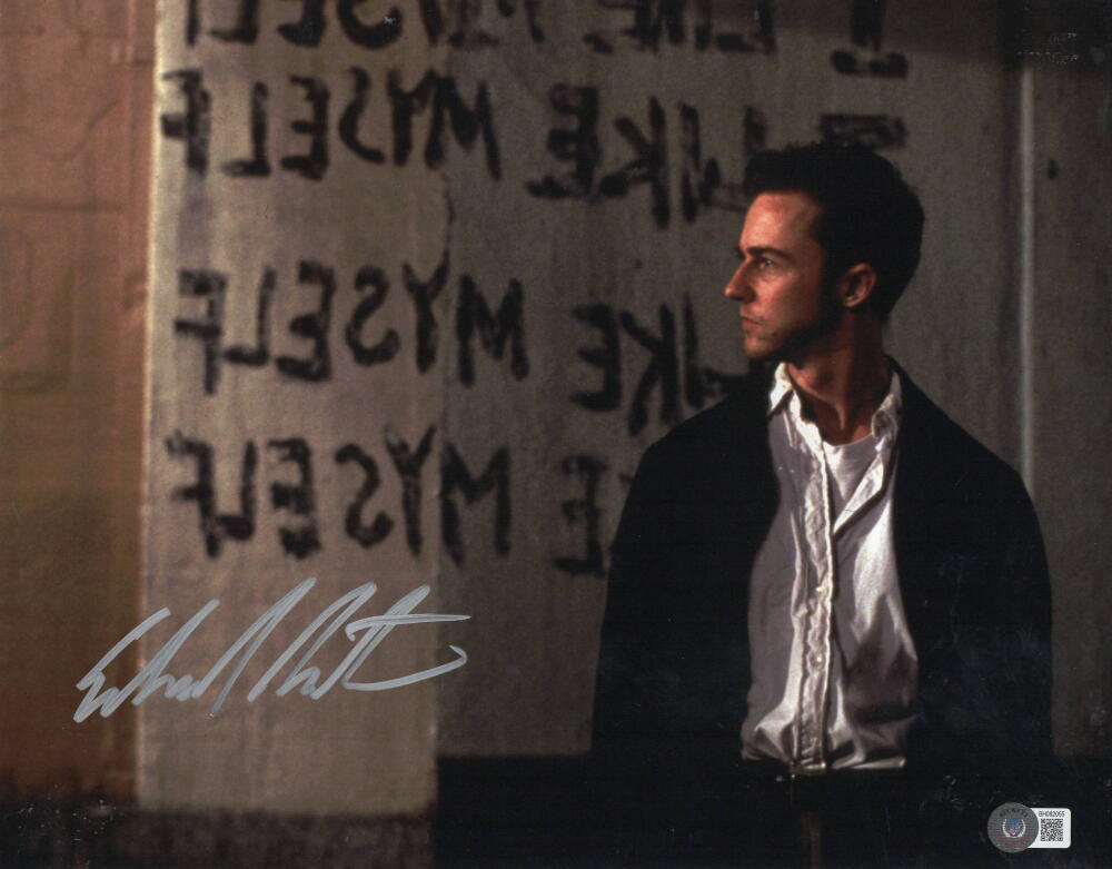 Ed Norton Authentic Autographed 11x14 Photo