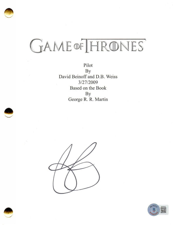 Emilia Clarke Authentic Autographed Game of Thrones Script