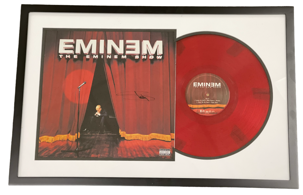 Eminem Authentic Autographed Framed Album