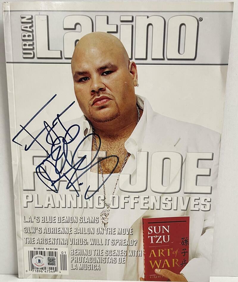 Fat Joe Authentic Autographed Urban Latino Magazine