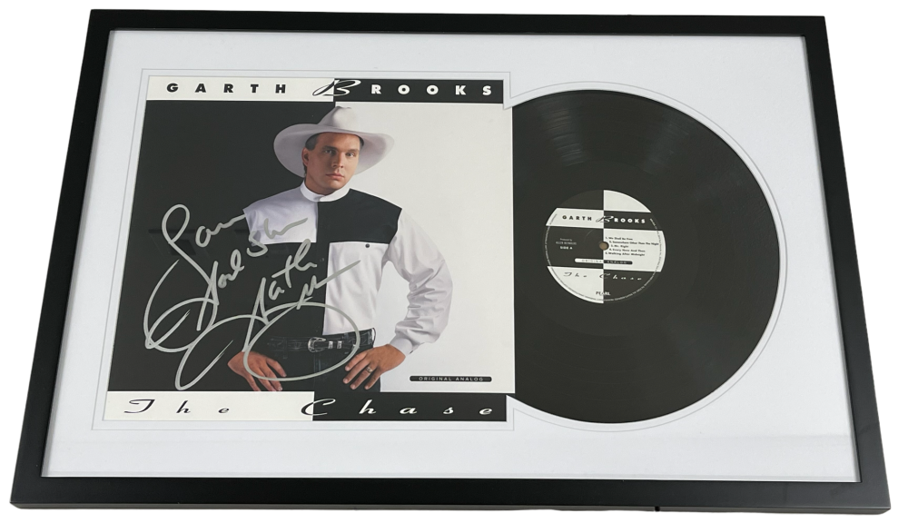 Garth Brooks Authentic Autographed Framed Album