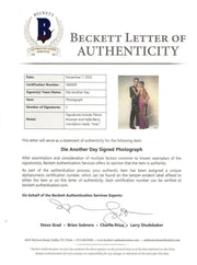 Halle Berry & Pierce Brosnan Authentic Autographed 11x14 Photo