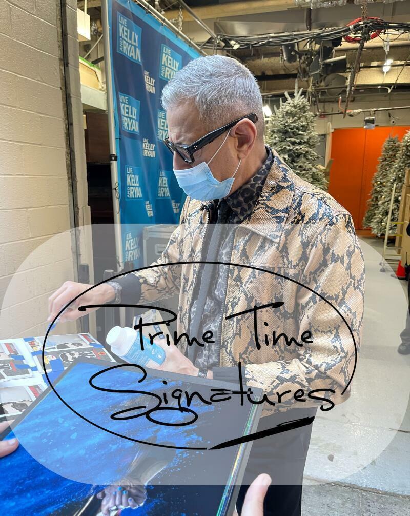Jeff Goldblum Authentic Autographed Dr. Ian Malcolm Jurassic World 1213 Funko Pop Figure