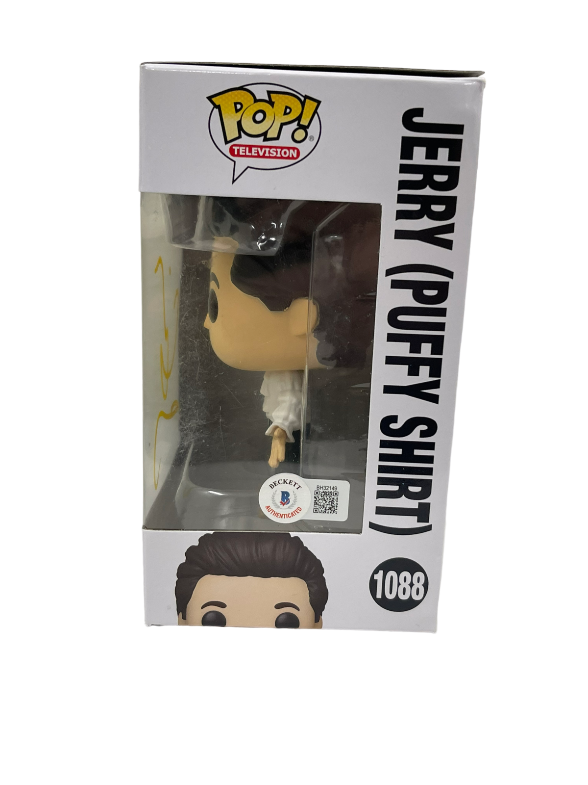 Jerry Seinfeld Authentic Autographed Jerry (Puffy Shirt) Seinfeld 1088  Funko Pop Figure