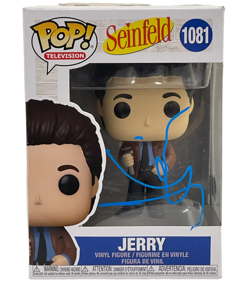 Jerry Seinfeld Authentic Autographed Jerry Seinfeld 1081 Funko Pop Figure