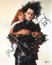 Johnny Depp & Winona Ryder Authentic Autographed 11x14 Photo