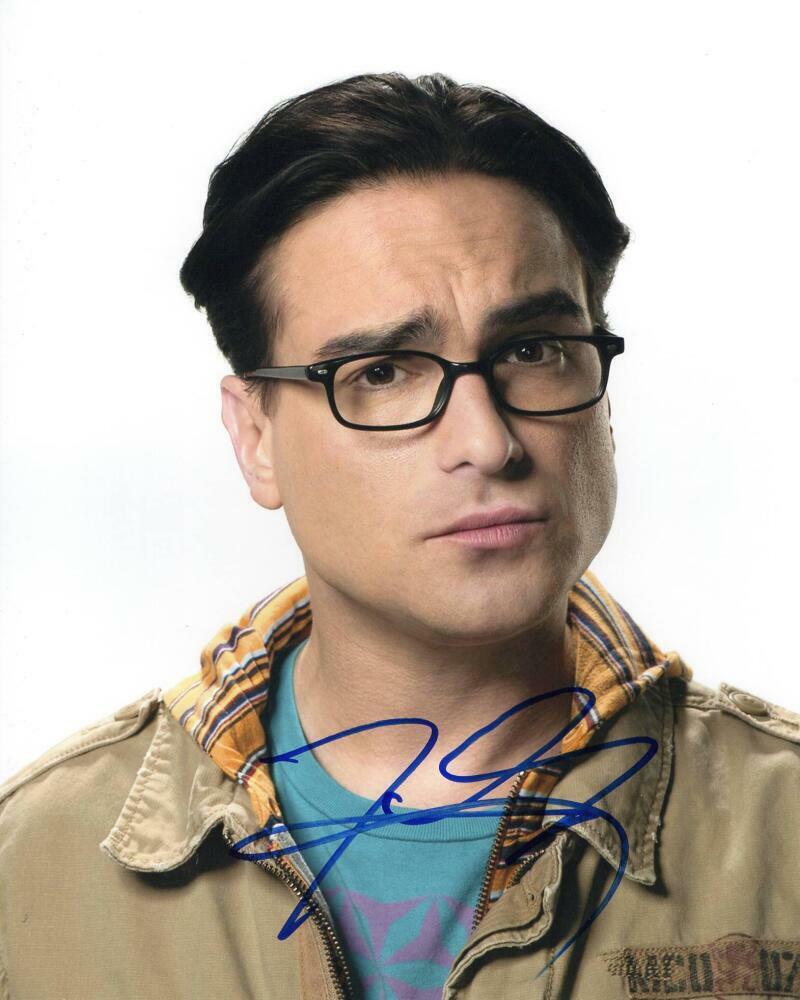 Johnny Galecki Authentic Autographed 8x10 Photo