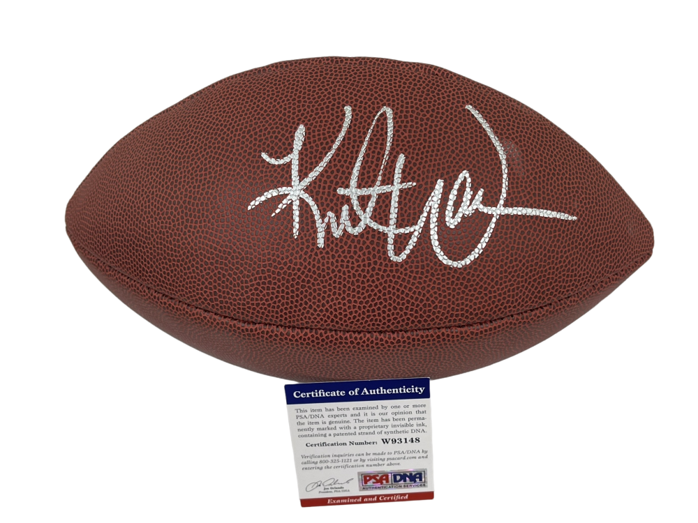 Kurt Warner Authentic Autographed NFL Football