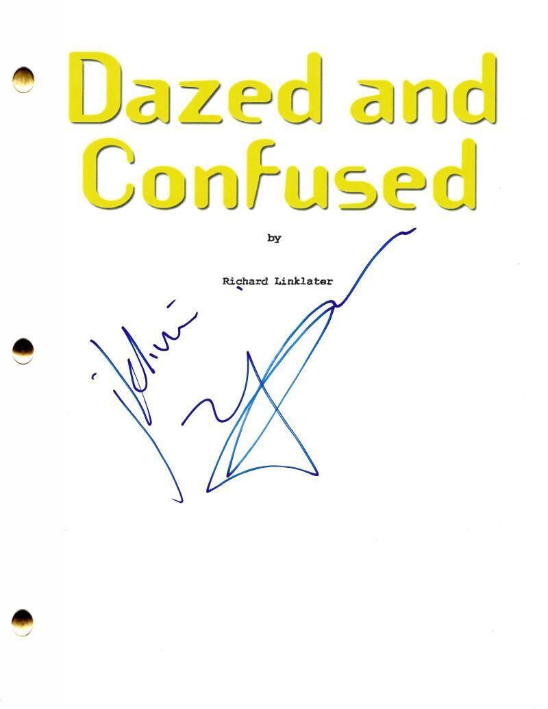 Matthew McConaughey Authentic Autographed Dazed and Confused Script