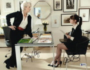 Meryl Streep & Anne Hathaway Authentic Autographed 11x14 Photo