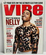 Nelly Authentic Autographed Vibe Magazine