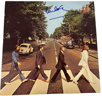 Paul McCartney of The Beatles Authentic Autographed Vinyl Record