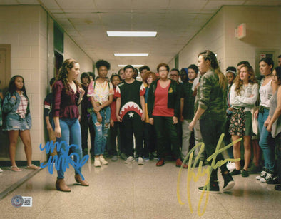 Peyton List & Mary Mouser Authentic Autographed 11x14 Photo