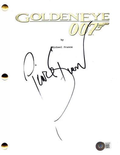 Pierce Brosnan Authentic Autographed Goldeneye 007 James Bond Script