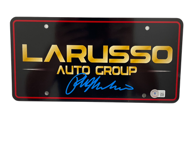 Ralph Macchio Authentic Autographed Larusso Auto Group License Plate