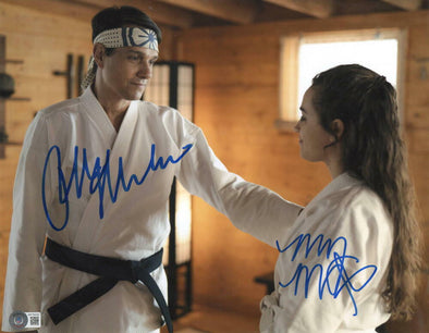 Ralph Macchio & Mary Mouser Authentic Autographed 11x14 Photo