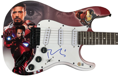 Robert Downey Jr Authentic Autographed Full Size Custom Electric Guitar