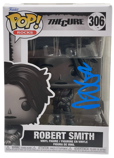 Robert Smith Authentic Autographed Robert Smith The Cure 306 Funko Pop Figure