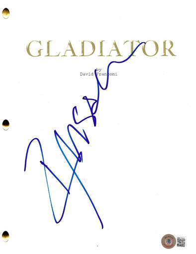 Russell Crowe Authentic Autographed Gladiator Script