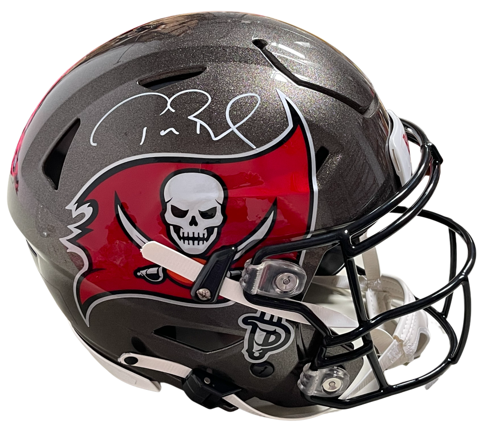 Tom Brady Authentic Autographed Tampa Bay Buccaneers Full Size Helmet –  Prime Time Signatures