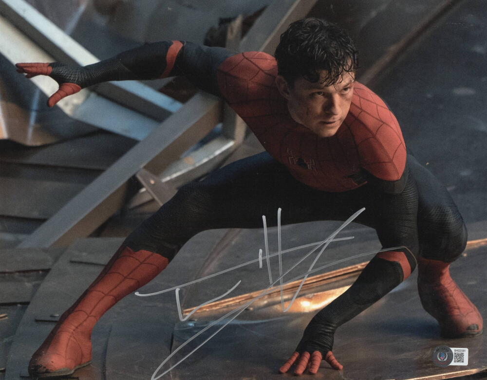 Tom Holland Authentic Autographed 11x14 Photo