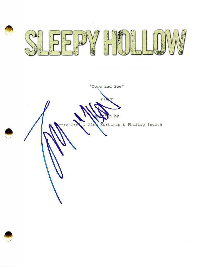 Tom Mison Authentic Autographed Sleepy Hollow Script