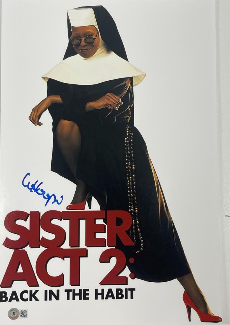 Whoopi Goldberg Authentic Autographed 12x18 Photo