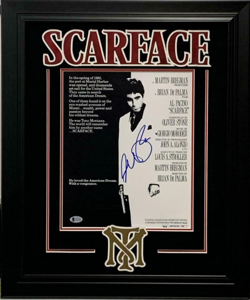 Al Pacino Signed 11x14 Photo from Scarface Beckett COA - Item #5