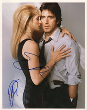 Al Pacino & Ellen Barkin Authentic Autographed 8x10 Photo