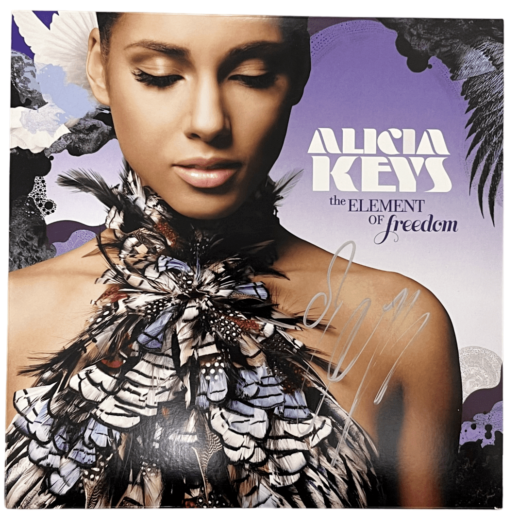 Alicia Keys Signed Vinyl Record Beckett COA - Item #3