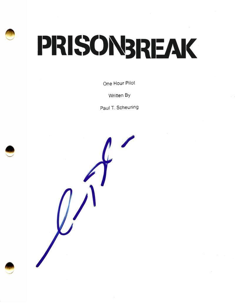 Amaury Nolasco Signed Script from Prison Break Certified Authentic