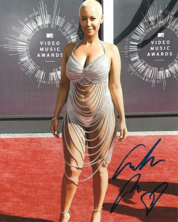 Amber Rose Authentic Autographed 8x10 Photo