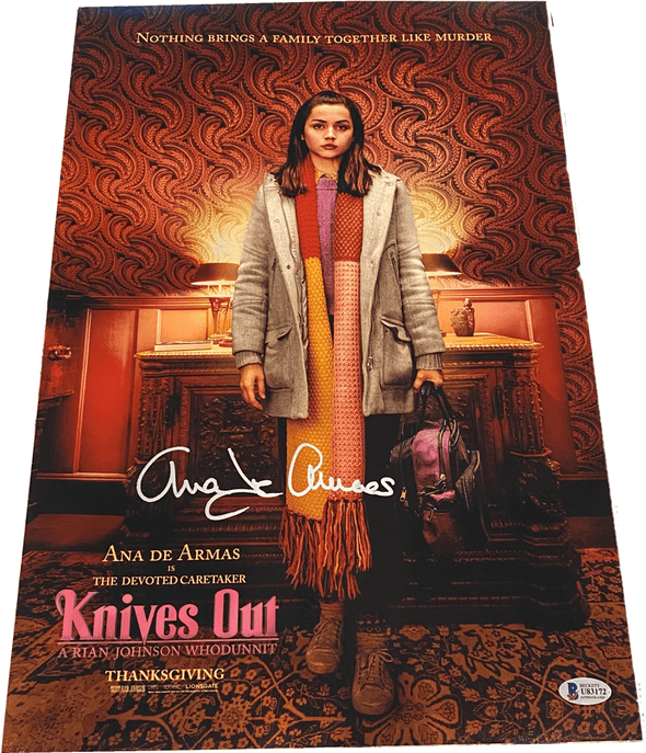 Ana de Armas Authentic Autographed 12x18 Photo Poster - Prime Time Signatures - TV & Film