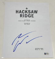 Andrew Garfield Authentic Autographed 'Hacksaw Ridge' Script - Prime Time Signatures - TV & Film