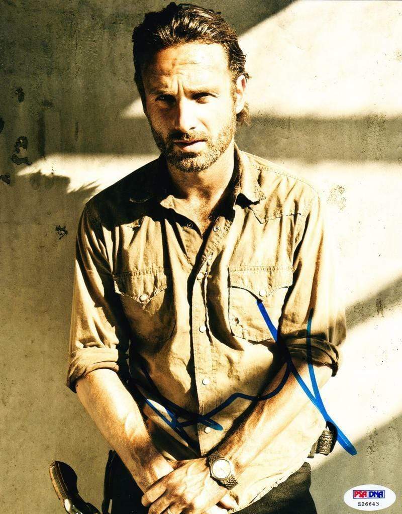 Andrew Lincoln Authentic Autographed 8x10 Photo - Prime Time Signatures - TV & Film