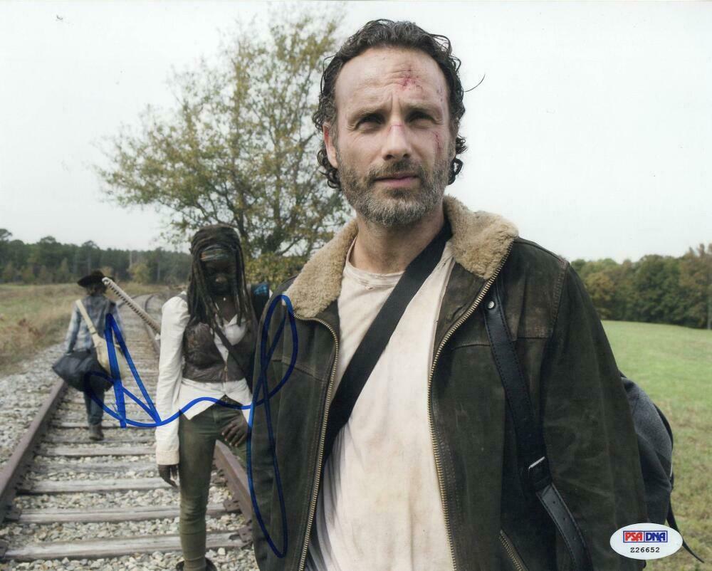 Andrew Lincoln Signed 8x10 Photo from The Walking Dead Certified Authentic - Item #4
