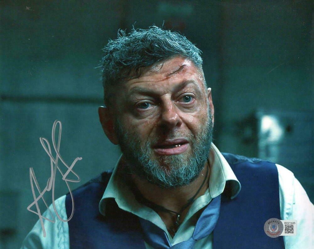 Andy Serkis Signed 8x10 Photo from Black Panther Beckett COA - Item #1