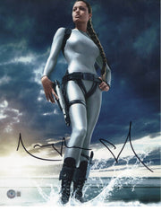Angelina Jolie Signed 11x14 Photo from Tomb Raider Beckett COA - Item #7