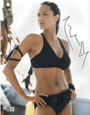 Angelina Jolie Signed 11x14 Photo from Tomb Raider Beckett COA - Item #3