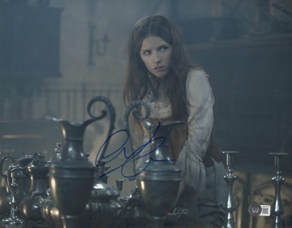 Anna Kendrick Signed 11x14 Photo from Into the Woods Beckett COA