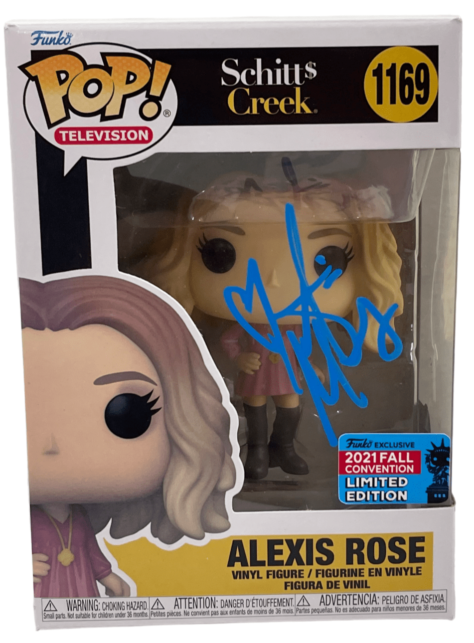 Annie Murphy Authentic Autographed Alexis Rose Schitt's Creek 1169 Funko Pop Figure