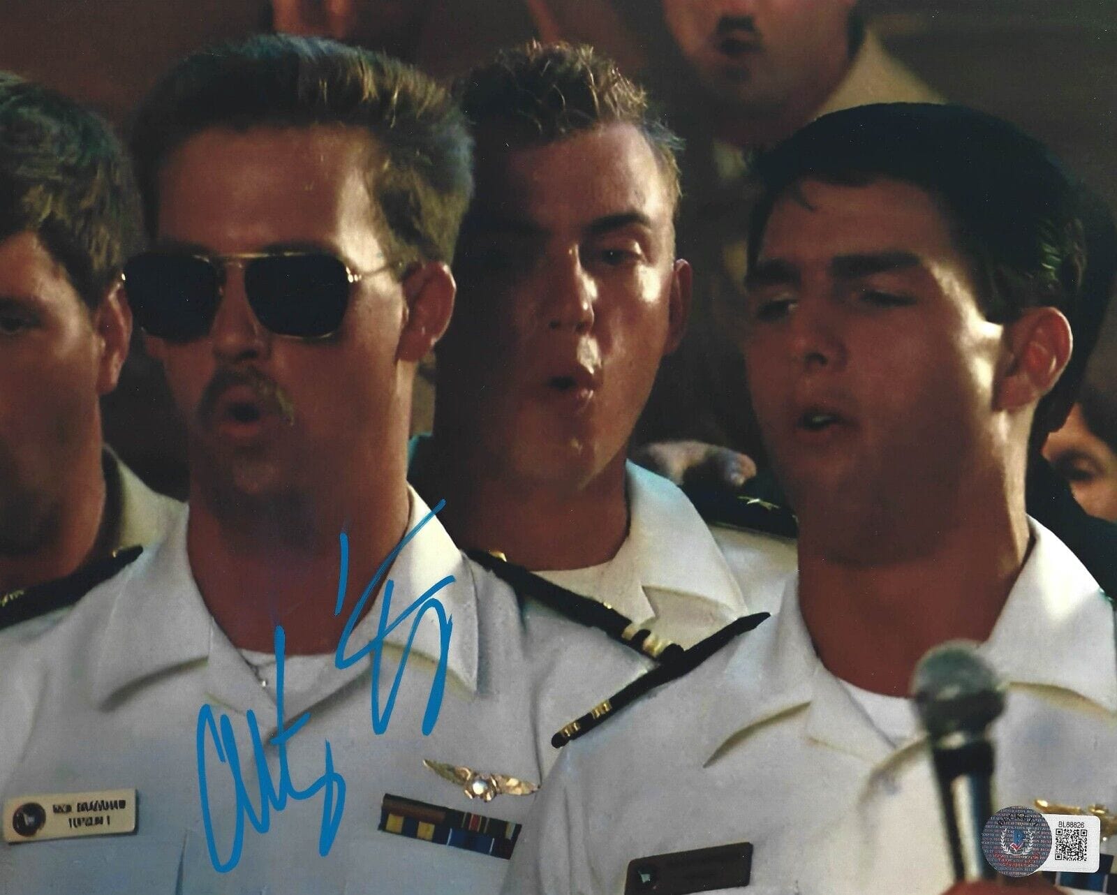 Anthony Edwards Signed 8x10 Photo from Top Gun Beckett COA - Item #7