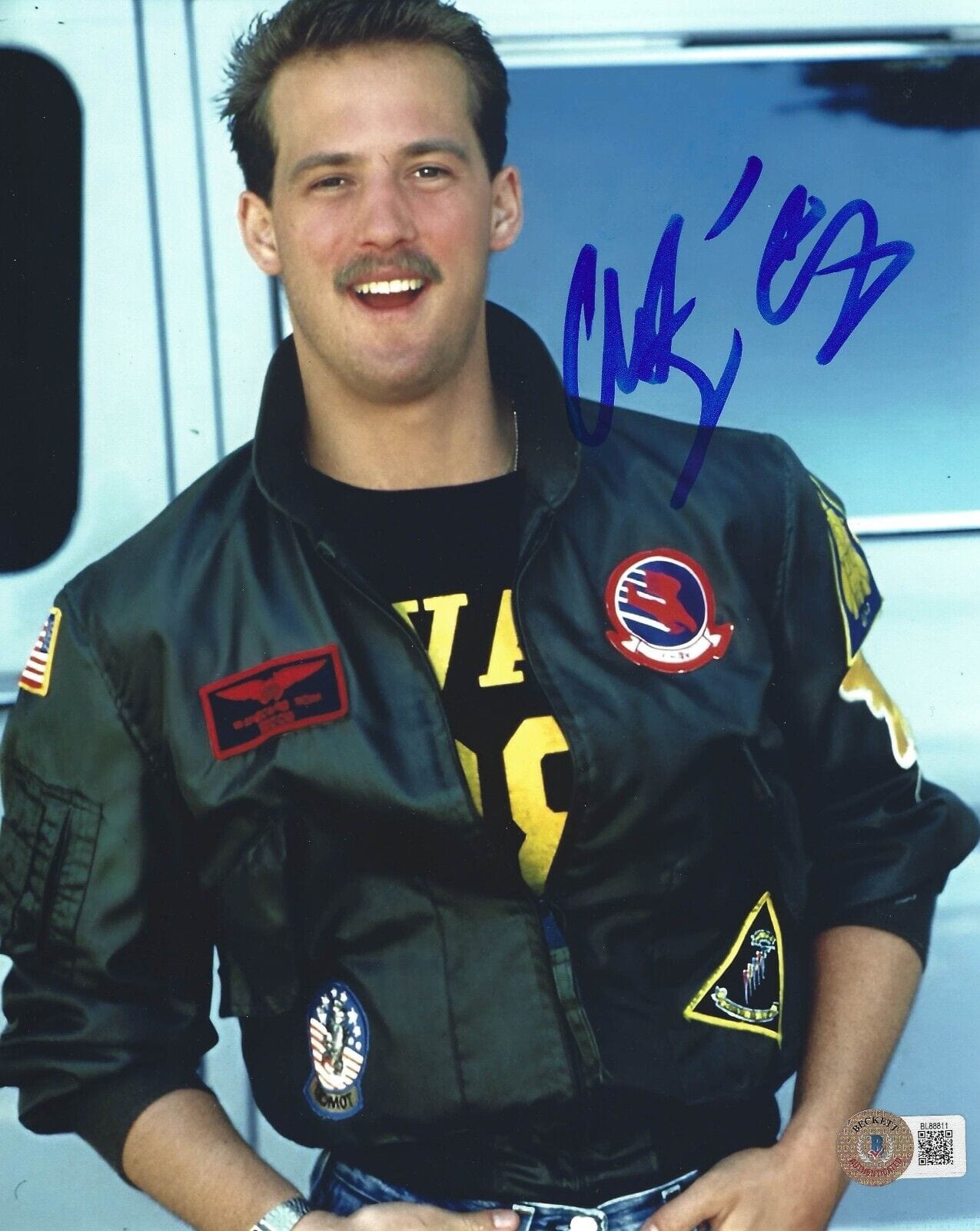 Anthony Edwards Signed 8x10 Photo from Top Gun Beckett COA - Item #5