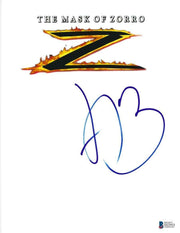 Antonio Banderas Signed Script from The Mask of Zorro Beckett COA