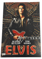Austin Butler Signed 12x18 Photo from Elvis Beckett COA