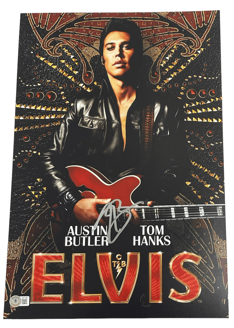 Austin Butler Signed 12x18 Photo from Elvis Beckett COA