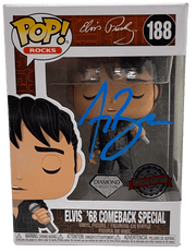 Austin Butler Authentic Autographed Elvis '68 Comeback Special Elvis Presley 188 Funko Pop Figure