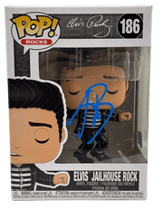Austin Butler Authentic Autographed Elvis Jailhouse Rock Elvis Presley 186 Funko Pop Figure