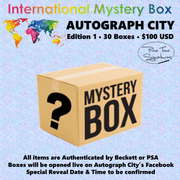 Autograph City International Mystery Box: Edition 1: Sold Out - Prime Time Signatures -